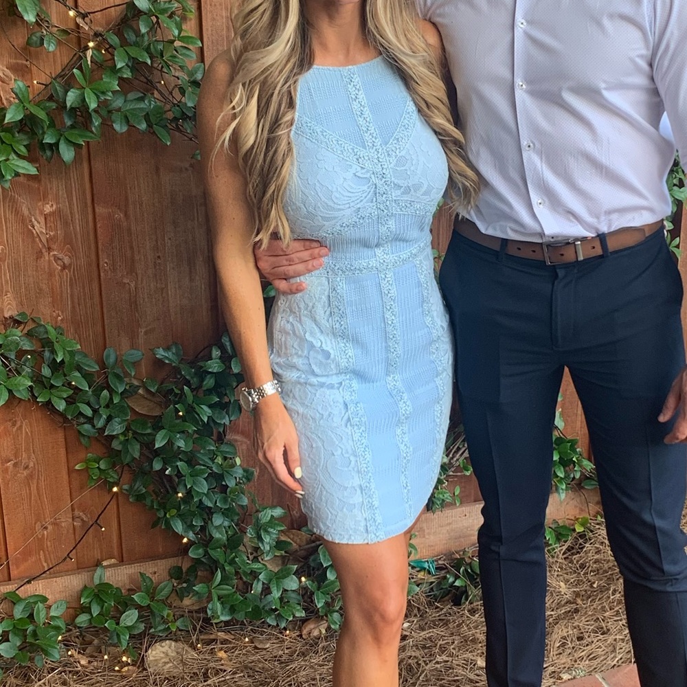 Gianni Bini Jada Blue Dress size 0 - worn once